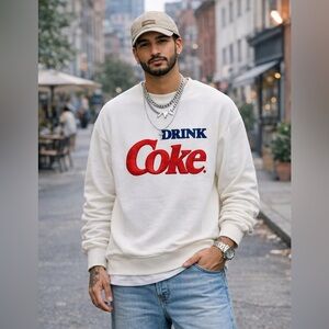 Zara Coca Cola Sweatshirt size L